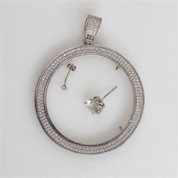 0.800-0.900 Silver Jewelry, 3 Pieces