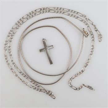 0.800-0.900 Silver Jewelry, 3 Pieces
