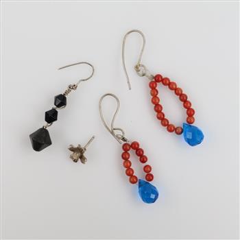 0.800-0.900 Silver Jewelry, 4 Pieces