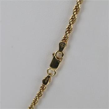 0.890 Silver Rope Necklace