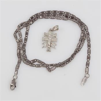 0.900 Silver Jewelry, 2 Pieces