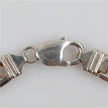 0.910 Silver Mariner Link Bracelet