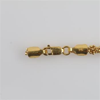 0.916 Gold Bracelet