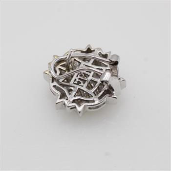 0.94ct TW Diamond 14kt White Gold Earring