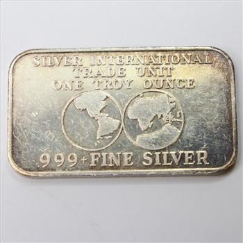 1 Troy Ounce Silver Bar