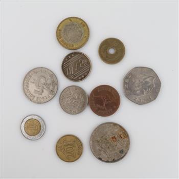 10 Foreign Coins