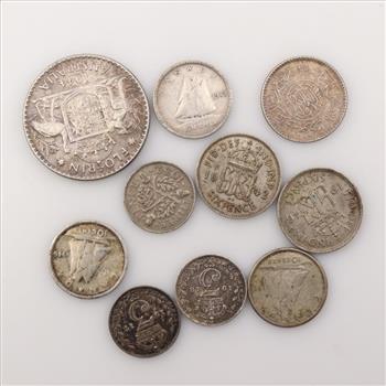 10 Foreign Silver Coins