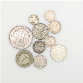 10 Foreign Silver Coins
