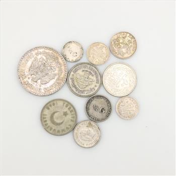 10 Foreign Silver Coins
