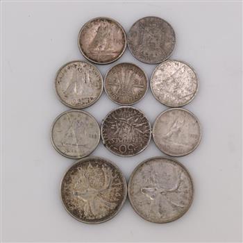 10 Foreign Silver Coins