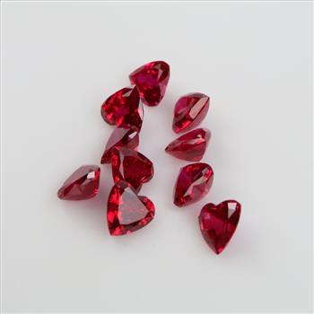 10 Pink Faceted Loose Jewelry Craft Stones