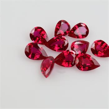 10 Pink Faceted Loose Jewelry Craft Stones