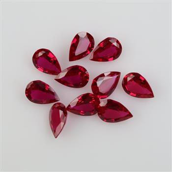 10 Pink Faceted Loose Jewelry Craft Stones