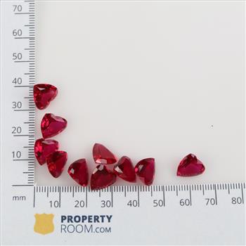 10 Pink Faceted Loose Jewelry Craft Stones