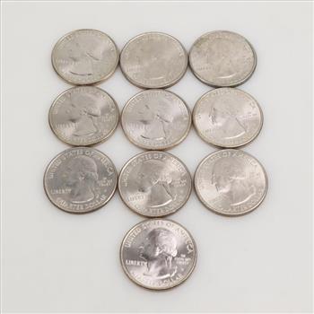 10 US America The Beautiful Quarters