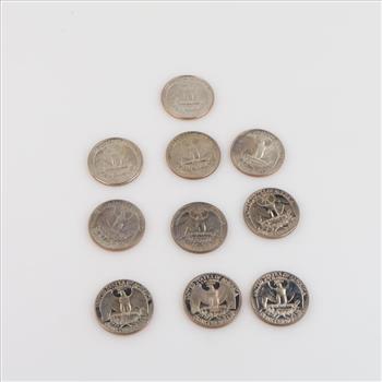 10 US Proof Quarters