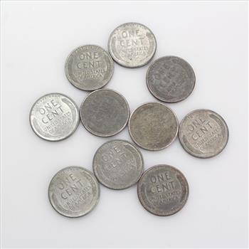 10 US Steel Pennies