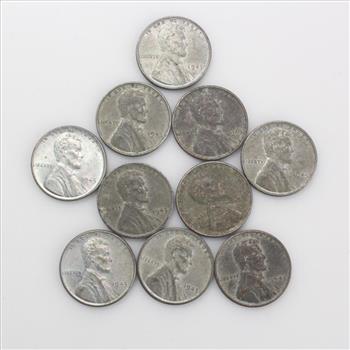 10 US Steel Pennies