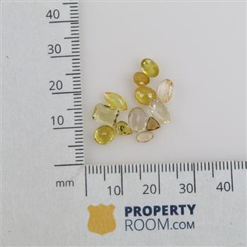 10+ Yellow Faceted Loose Jewelry Craft Stones