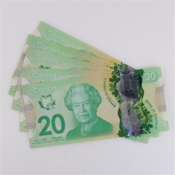 100 Canadian Dollars