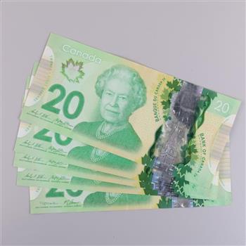 100 Canadian Dollars