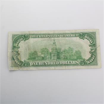 $100 Federal Reserve Note, 1928