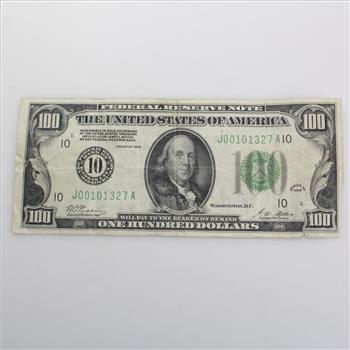 $100 Federal Reserve Note, 1928