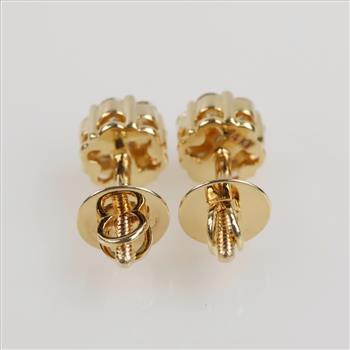 1.00cts TW Diamond 14kt Gold Earrings