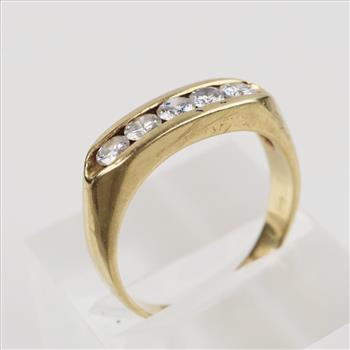 1.00cts TW Diamond 14kt Gold Ring -Evaluated By Our Certified Gemologist-AGS/GIA