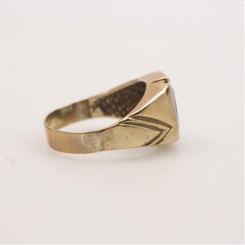 10k Gold Blue Stone Ring