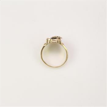 10k Gold Blue Stone Ring