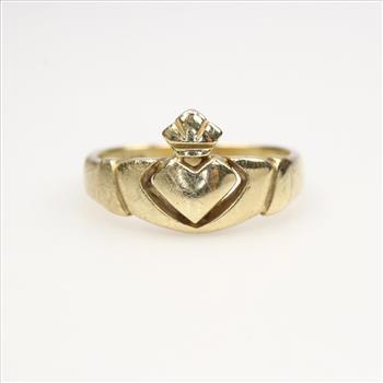 10k Gold Claddagh Ring