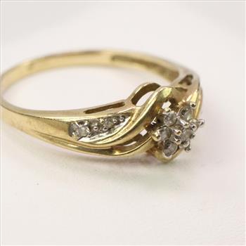 10k Gold Diamond Ring
