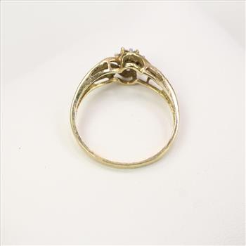 10k Gold Diamond Ring