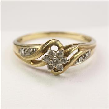 10k Gold Diamond Ring