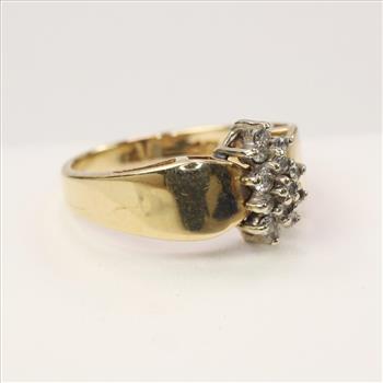10k Gold Diamond Ring