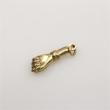 10k Gold Hand Pendant