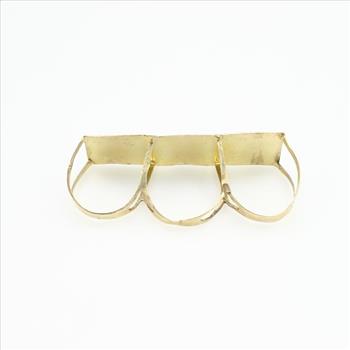 10k Gold Three Finger Ring