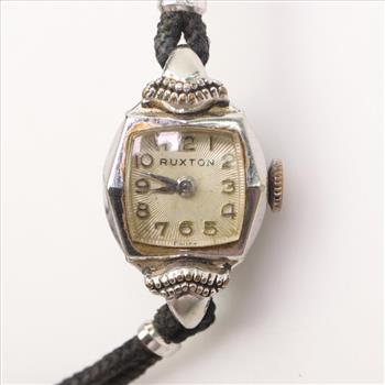 10k White GP Ruxton Vintage Watch