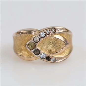 10kt GF Clear Stone Ring