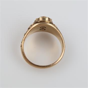 10kt GF Pink Stone Class Ring