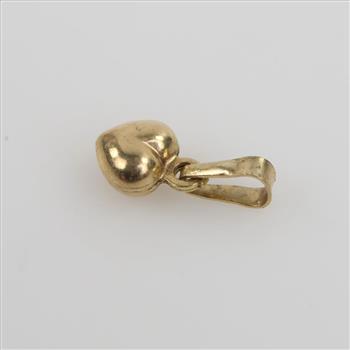 10kt GF Puffy Heart Pendant