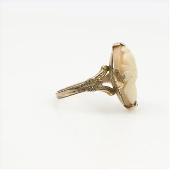 10kt GF Shell Cameo Ring
