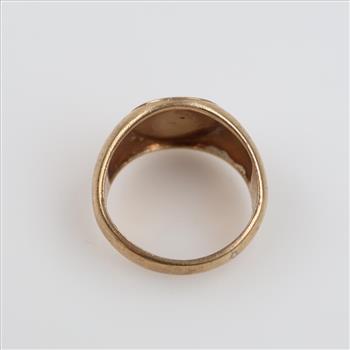 10kt GF Signet Ring
