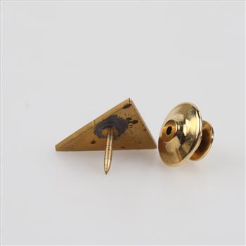 10kt GF Triangle Pin