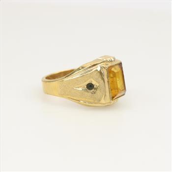 10kt GF Yellow Spinel Ring