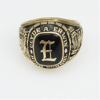 10kt Gold 16.0g Clyde A Erwin High School Class Ring