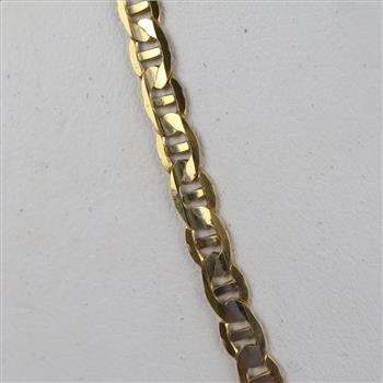 10kt Gold Anchor Chain Necklace