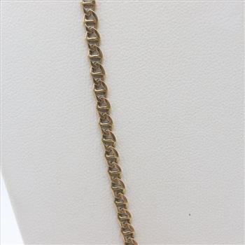 10kt Gold Anchor Chain Necklace