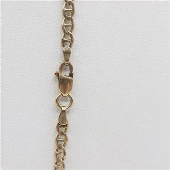 10kt Gold Anchor Chain Necklace